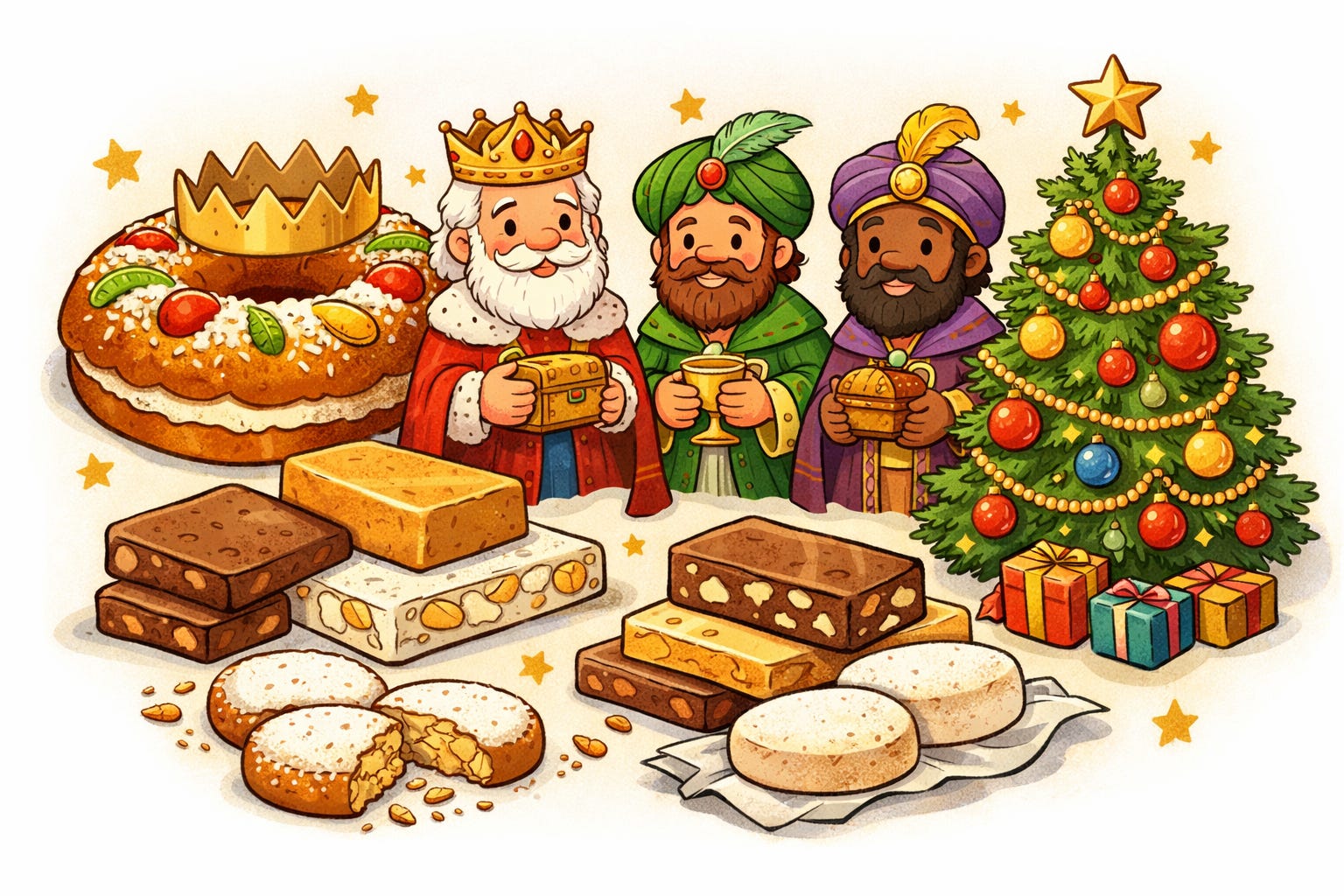 3-2-1 Spanish: La Navidad vocabulario 🎅🏼, image size:1536x1024