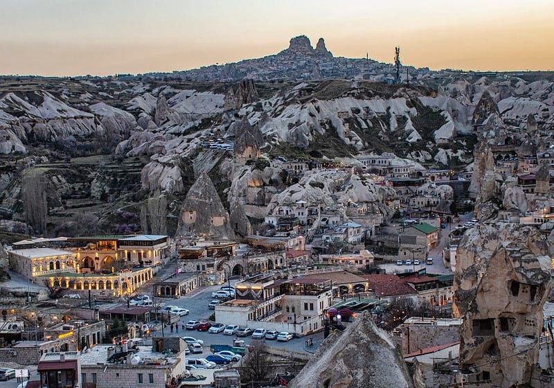 bird's view of Goreme