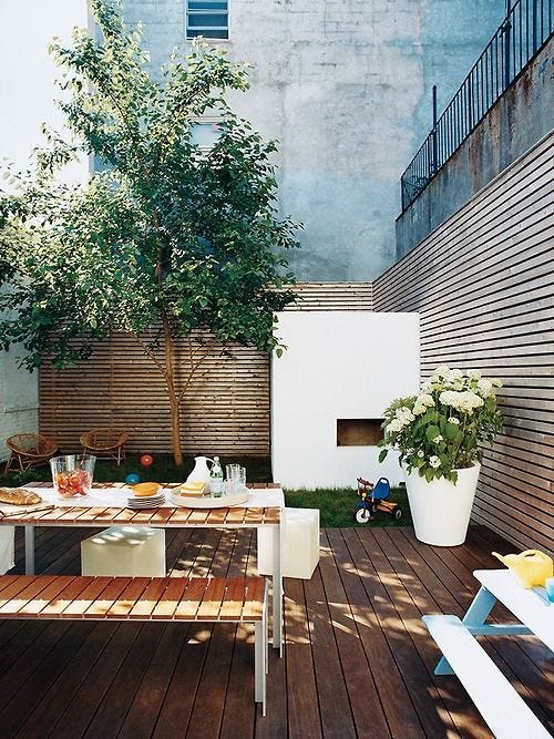 outdoor tables