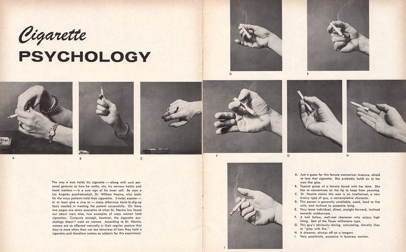 Cigarette Psychology of 1950s