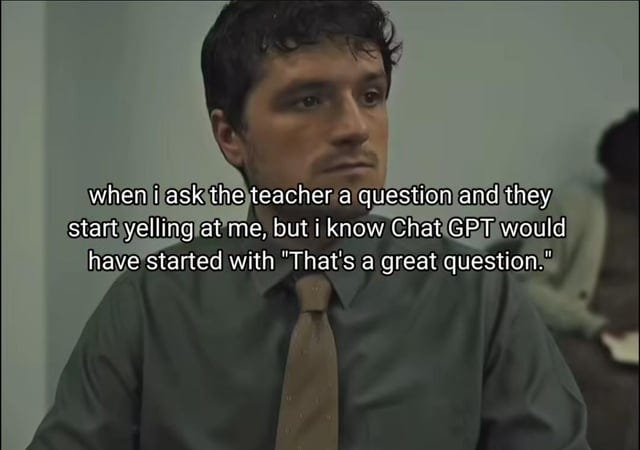 r/ChatGPT - Atleast Chatgpt gets me :)