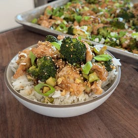 Sheet Pan Chicken and Broccoli Stir-Fry