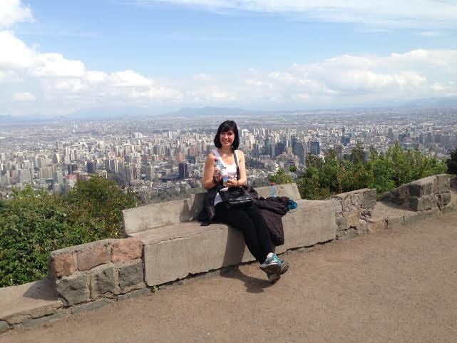 cerro san cristobal and water