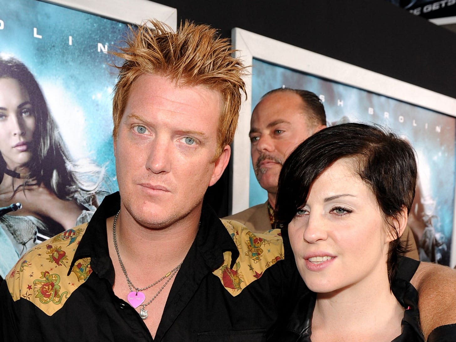 <p>Homme and Dalle pictured together in 2010</p>