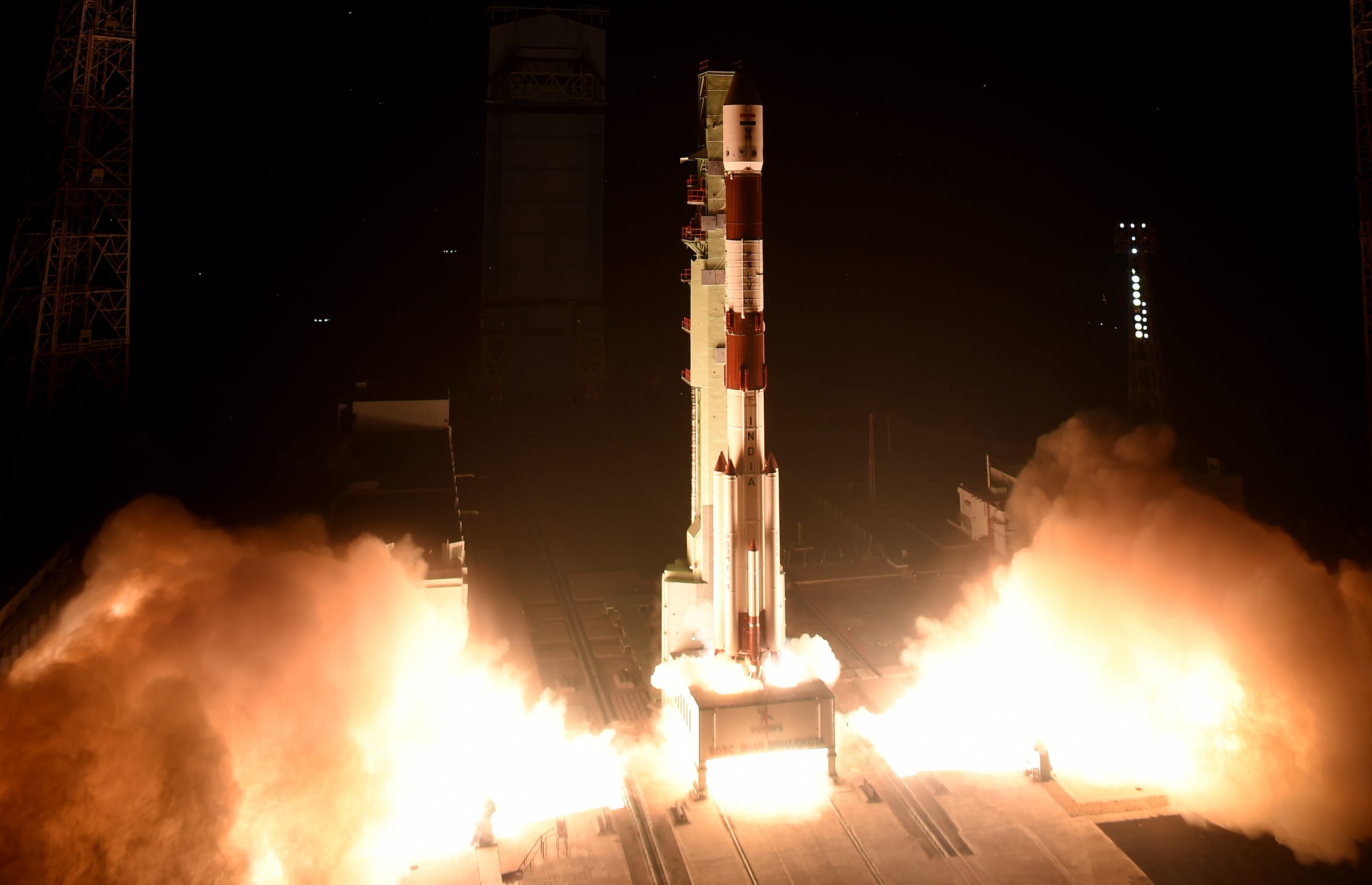 PSLV-C52 Lift-Off PSLV-C52 Lift-Off