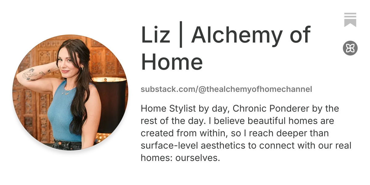 Liz | Alchemy of Home | Substack