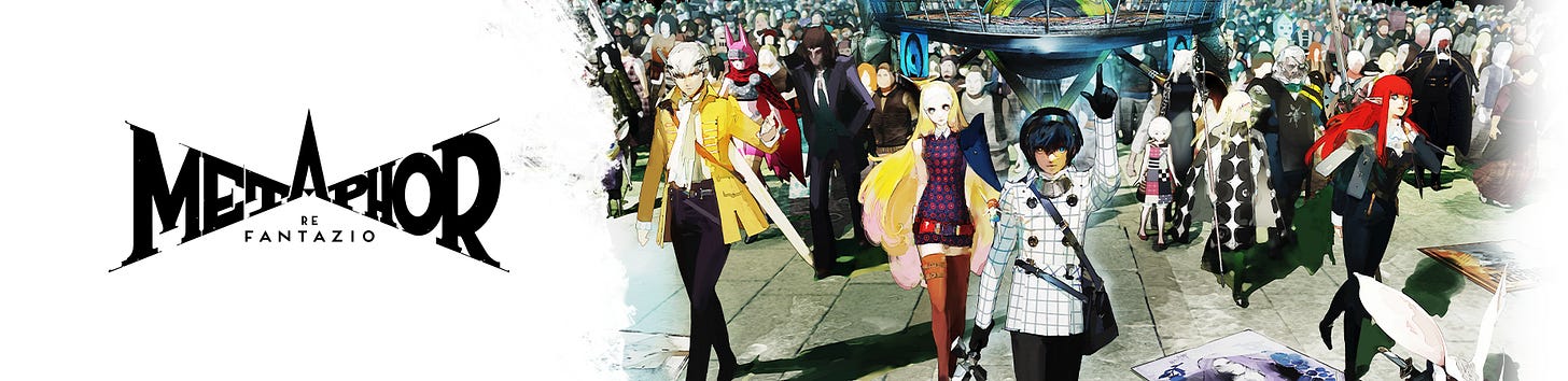 Metaphor Banner. | Atlus West