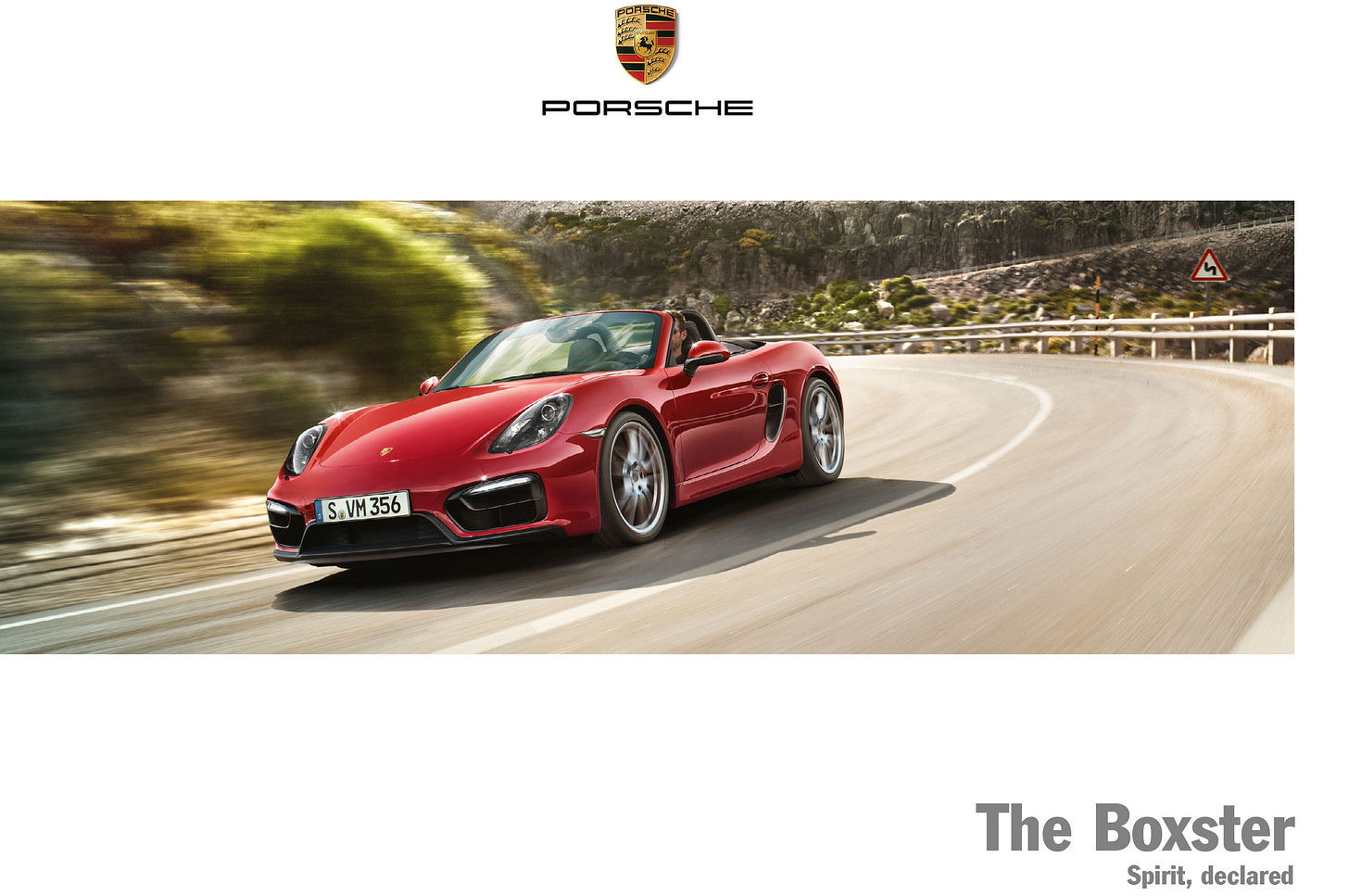 Porsche Boxster 981 2015 brochure cover