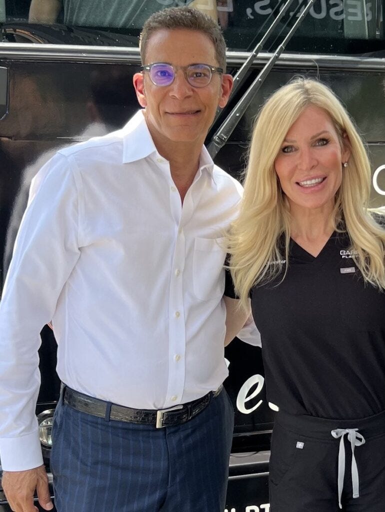 Dr. Ralph Garramone and his wife, Jen Couture