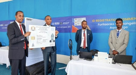 Lancement de la carte d'identité somalienne Lancement de la carte d'identité somalienne