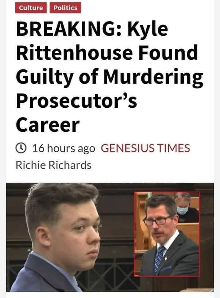 Some Kyle Rittenhouse memes : r/GunMemes