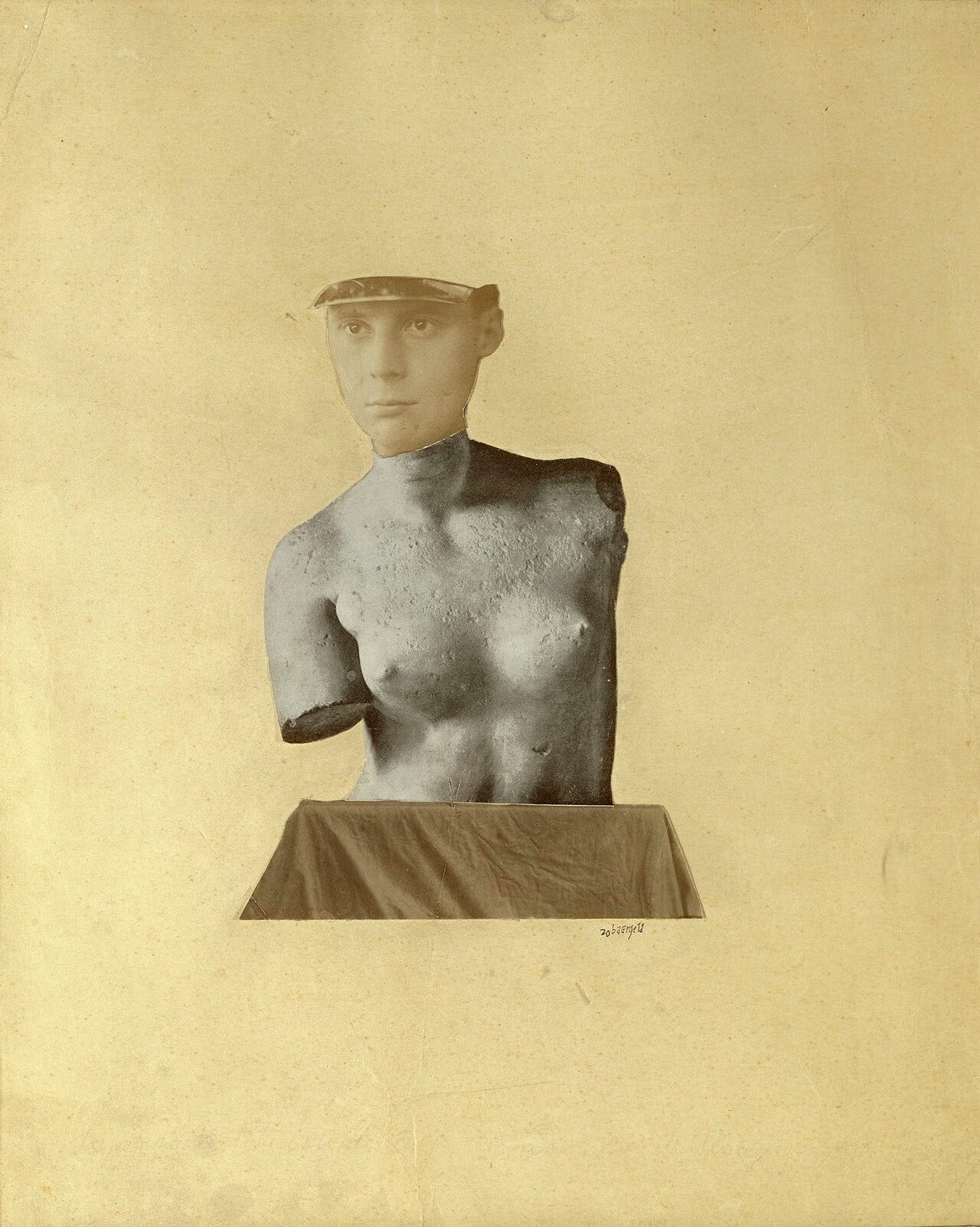Johannes Theodor Baargeld, Typical Vertical Mess as Depiction of the Dada Baargeld, 1920 Johannes Theodor Baargeld, Typical Vertical Mess as Depiction of the Dada Baargeld, 1920