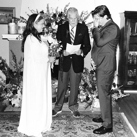 Wedding shot in Pasadena, California 