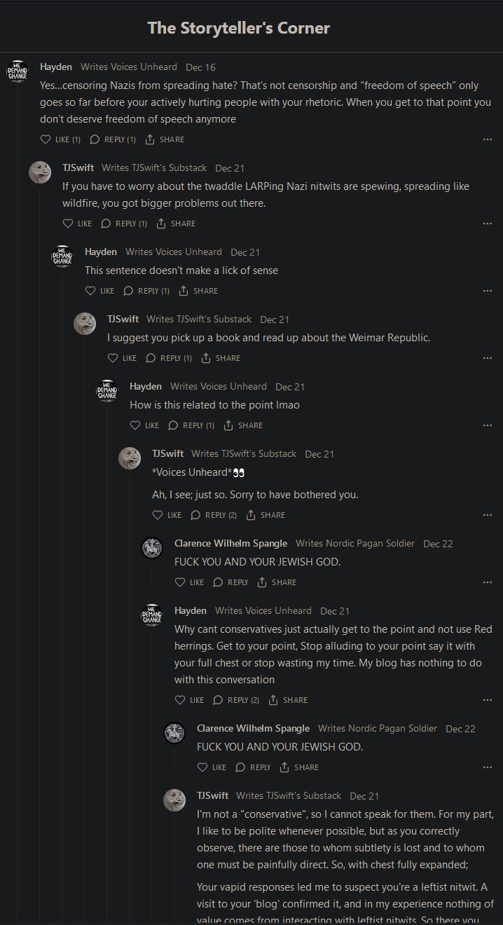 Nazi shitposting