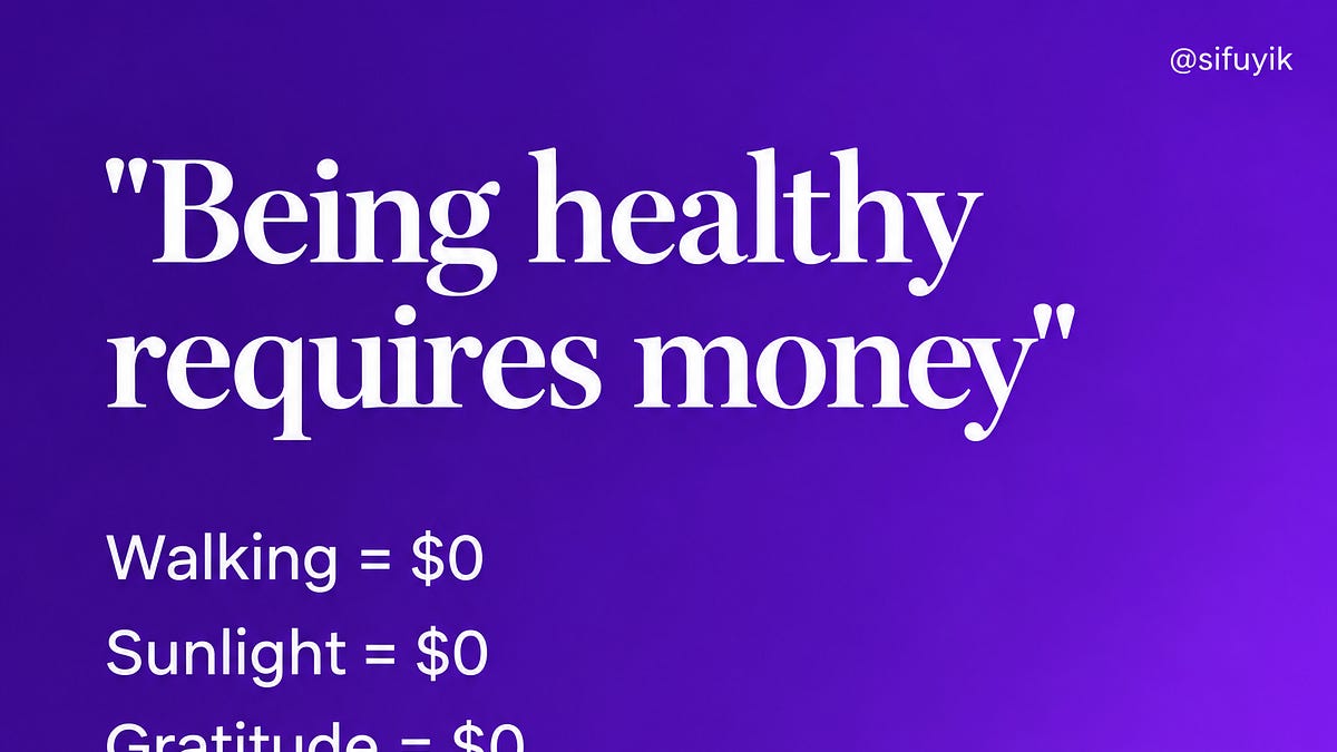 Stack Chan Being healthy requires money? - by Sifu Yik Chan