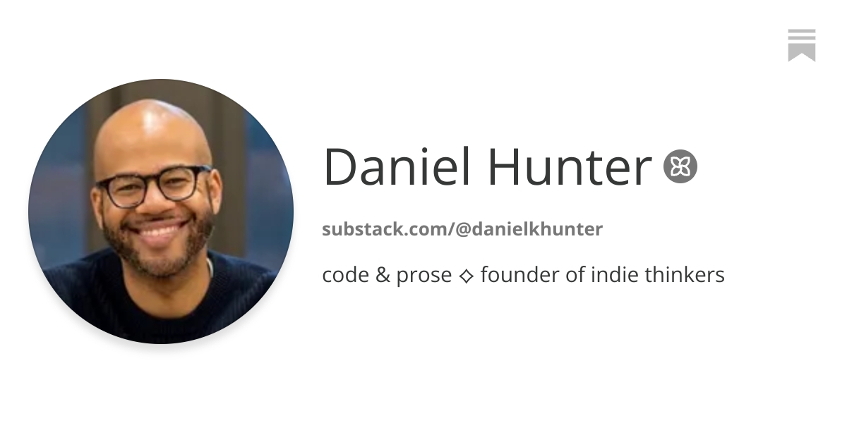 Daniel Hunter | Substack