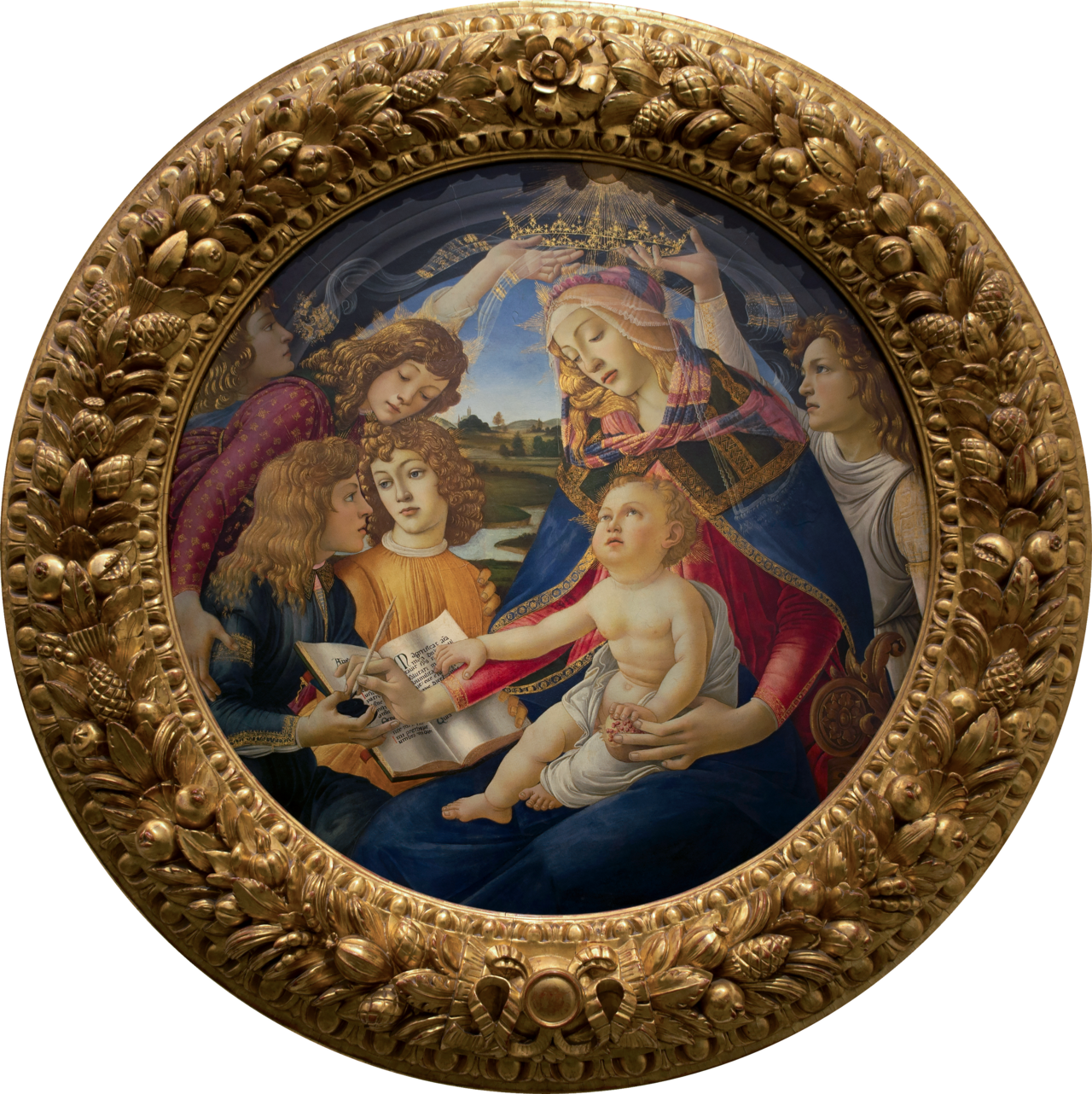 Botticelli Madonna of the Magnificat tondo Botticelli Madonna of the Magnificat tondo