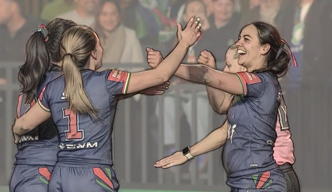 NRLW Rd 3: Warriors wÄhine back on track courtesy of Cowboys caning