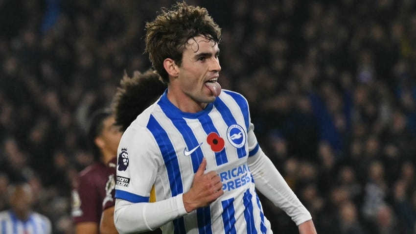 Brighton 2-1 Manchester City: O'Riley condemns visitors to fourth  consecutive loss