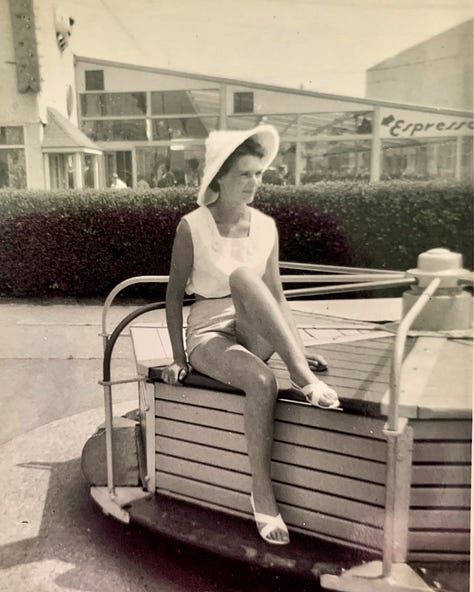 Pictures of Doreen Mathews from 1946 to present