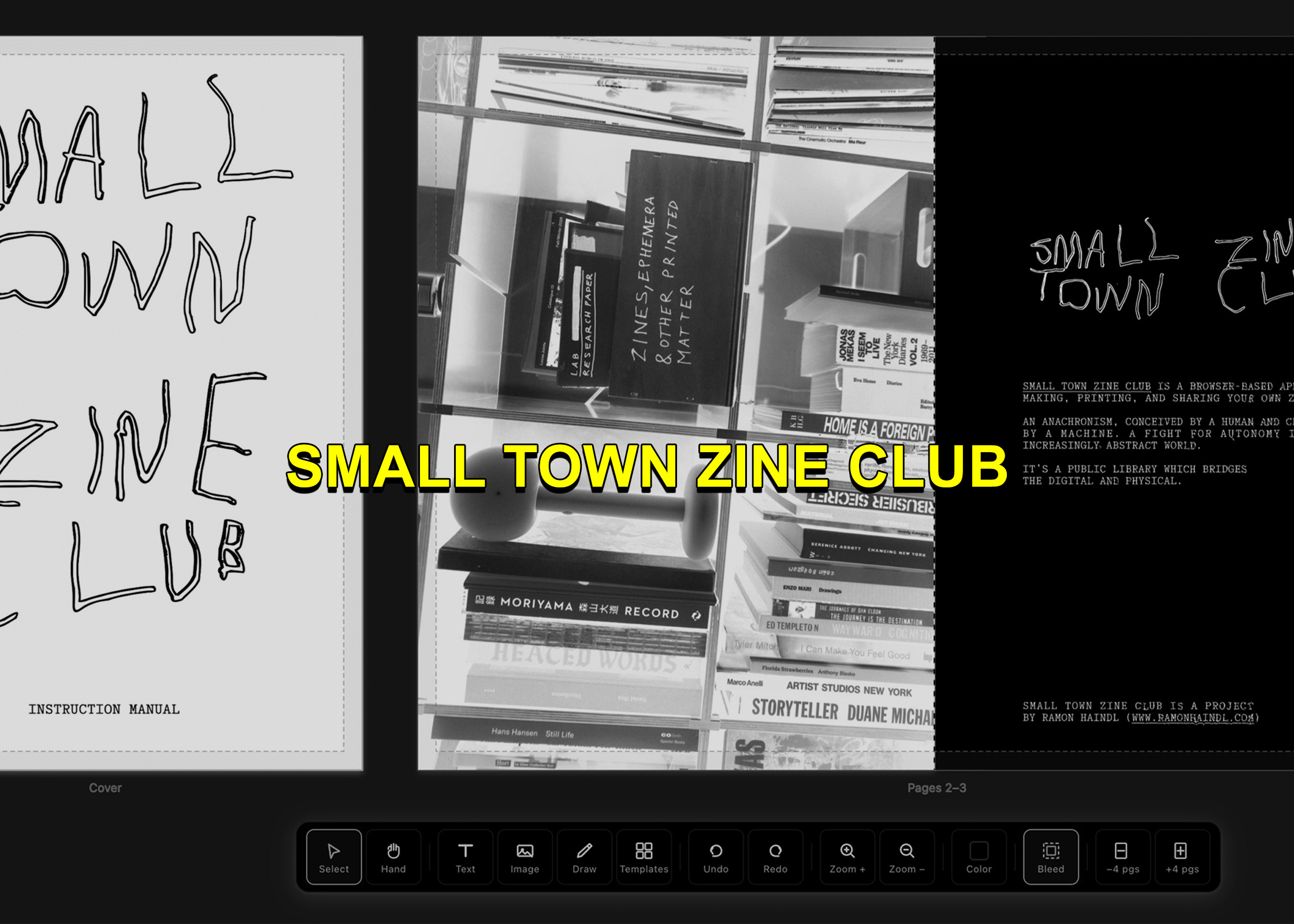 Small Town Zine Club - by Ramon Haindl - Notes from the Lab