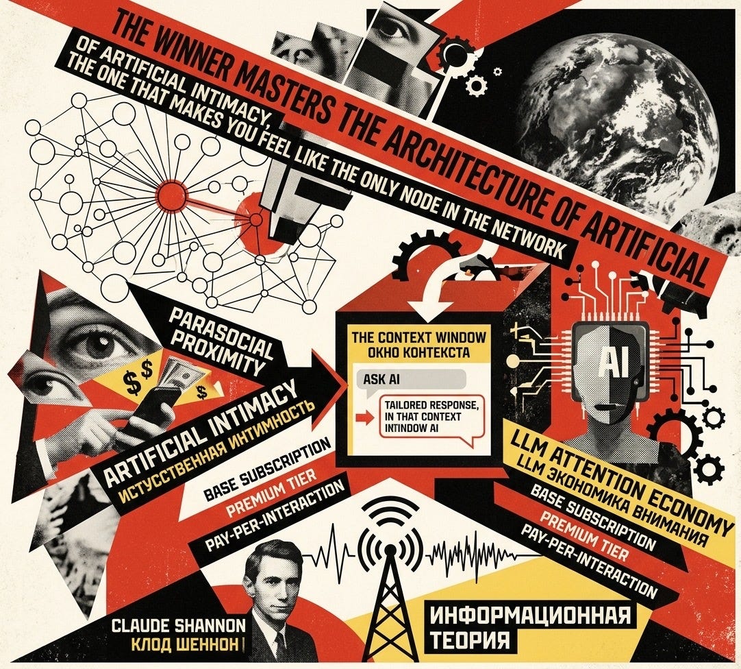 The Architecture of Artificial Intimacy: Signal, Noise, and the Economics of the Context Window**