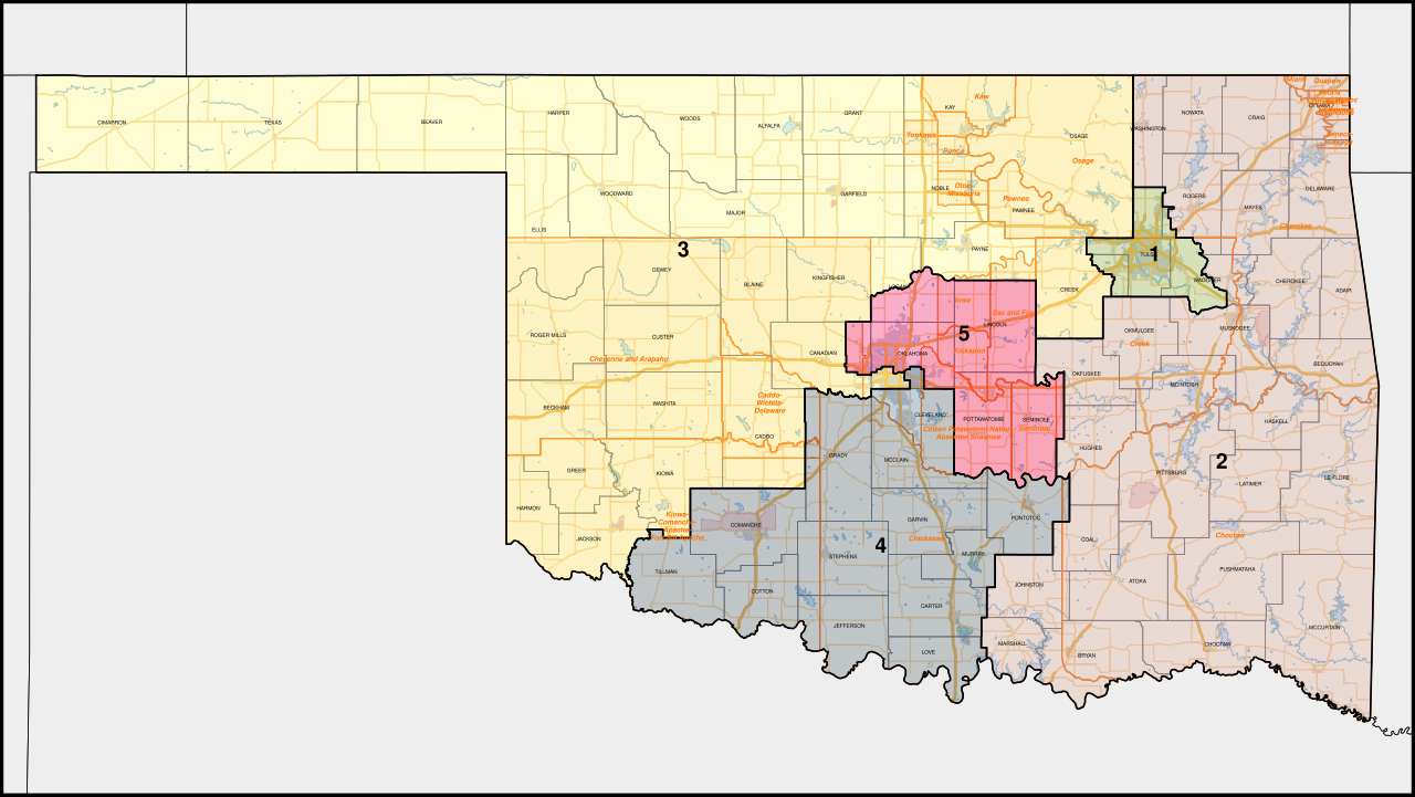 Oklahoma's congressional districts - Wikipedia