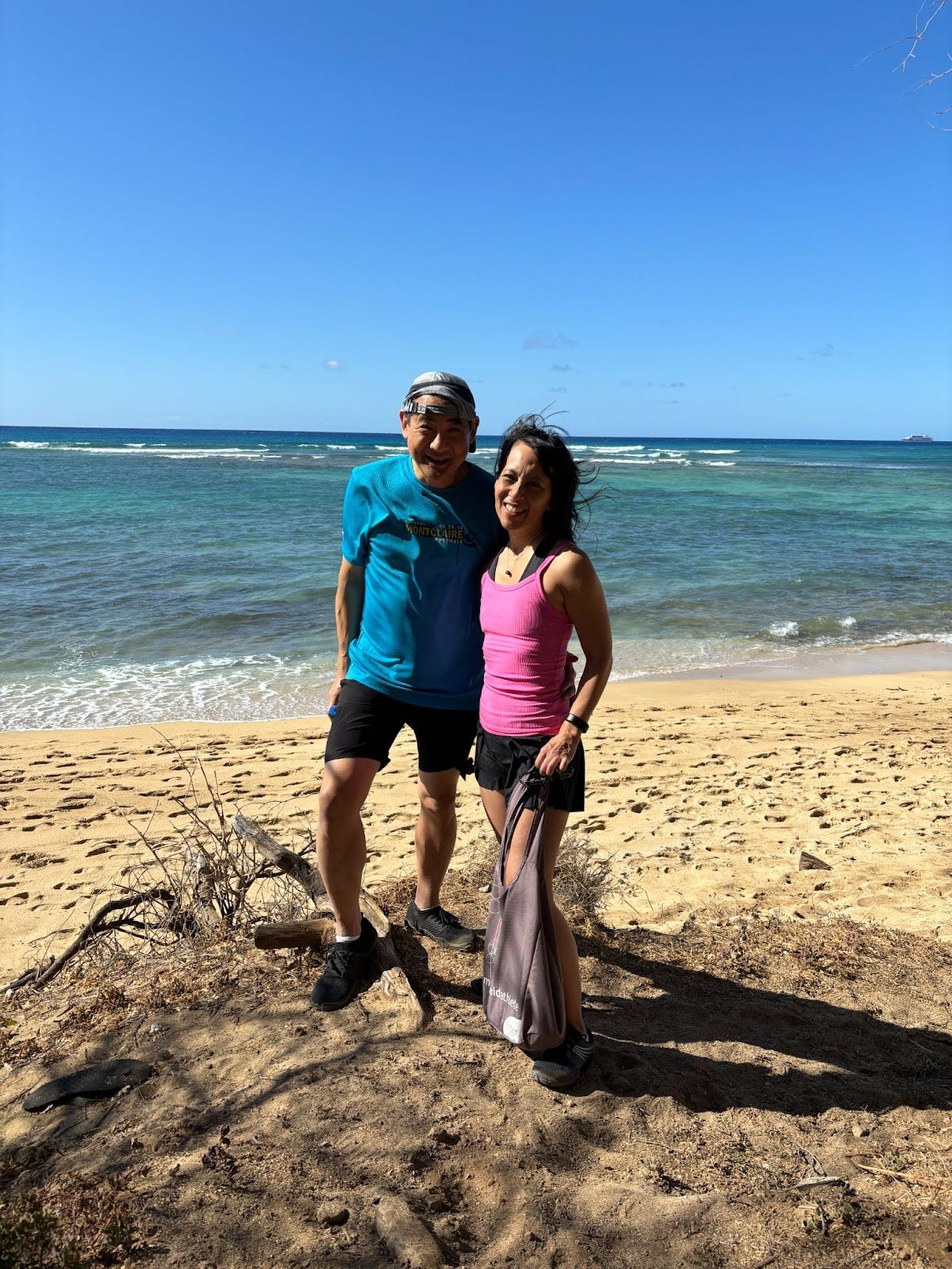 Stephen Pao and Marsha Pao in Hawaii