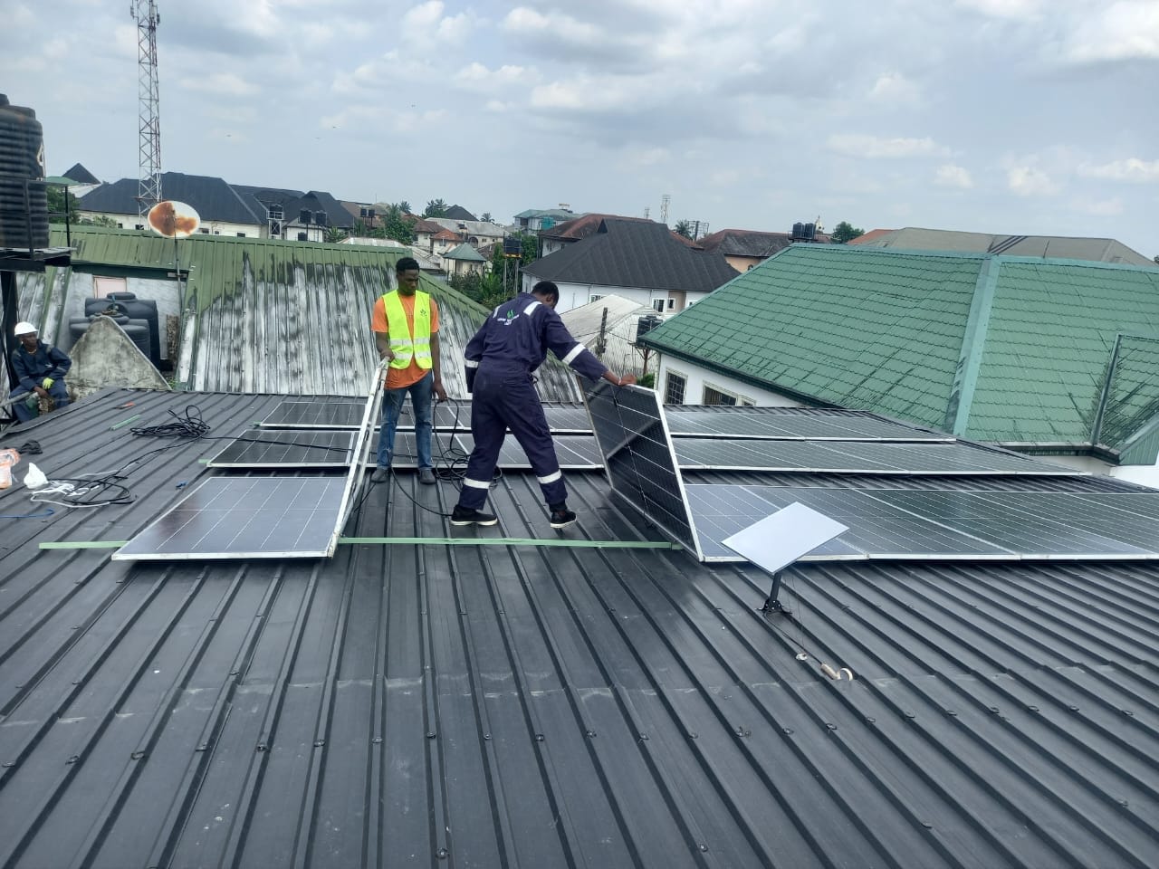 Solar panel installation