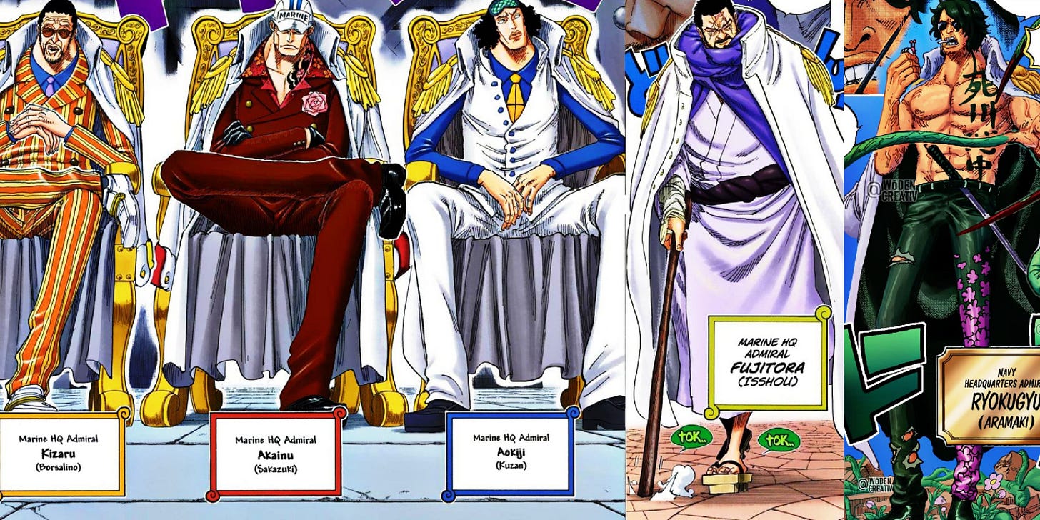 One Piece: The Strongest Aspect Of Each Admiral, Explained One Piece: The Strongest Aspect Of Each Admiral, Explained