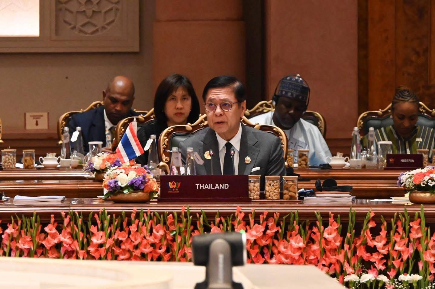 Thailand’s Deputy Prime Minister and Foreign Affairs Minister Sihasak Phuangketkeow shared his views on the importance of Global South unity during the open session of the 18th BRICS Summit on Sunday