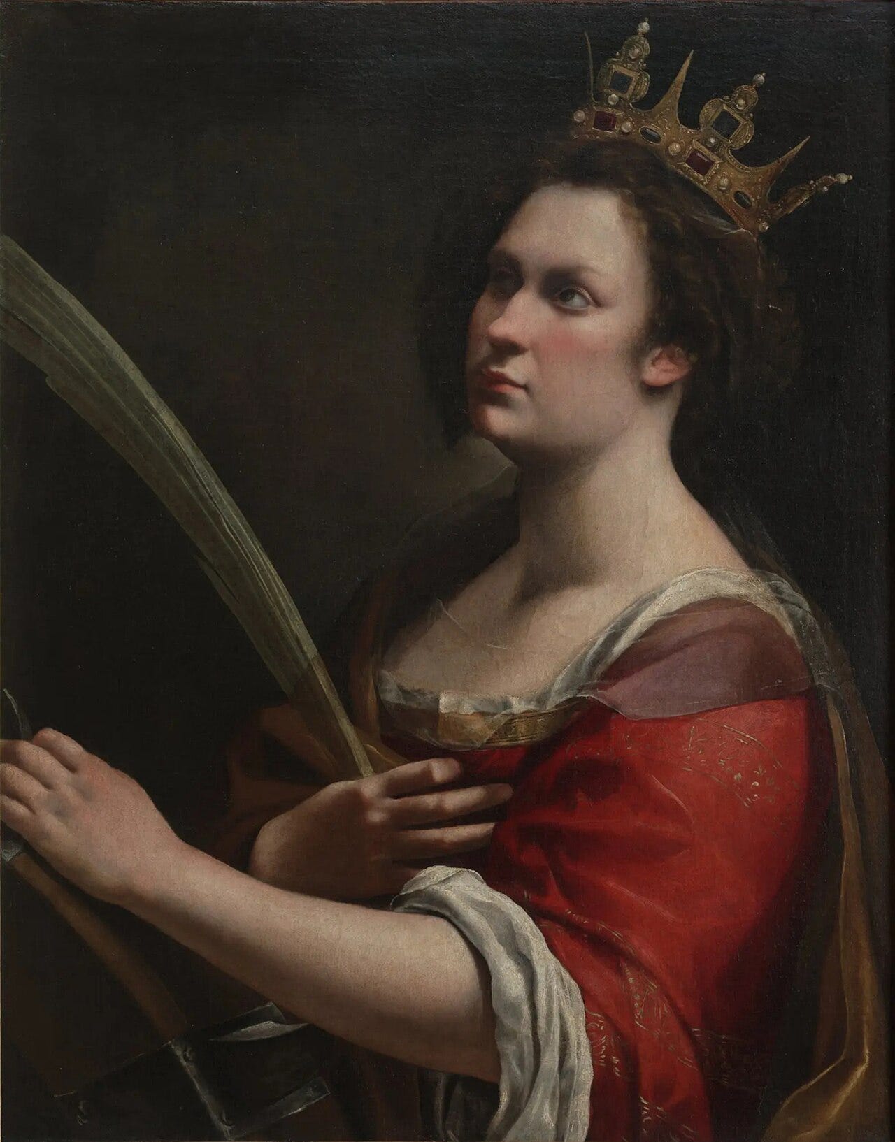 Artemisia Gentileschi self portrait as Saint Catherine Artemisia Gentileschi self portrait as Saint Catherine