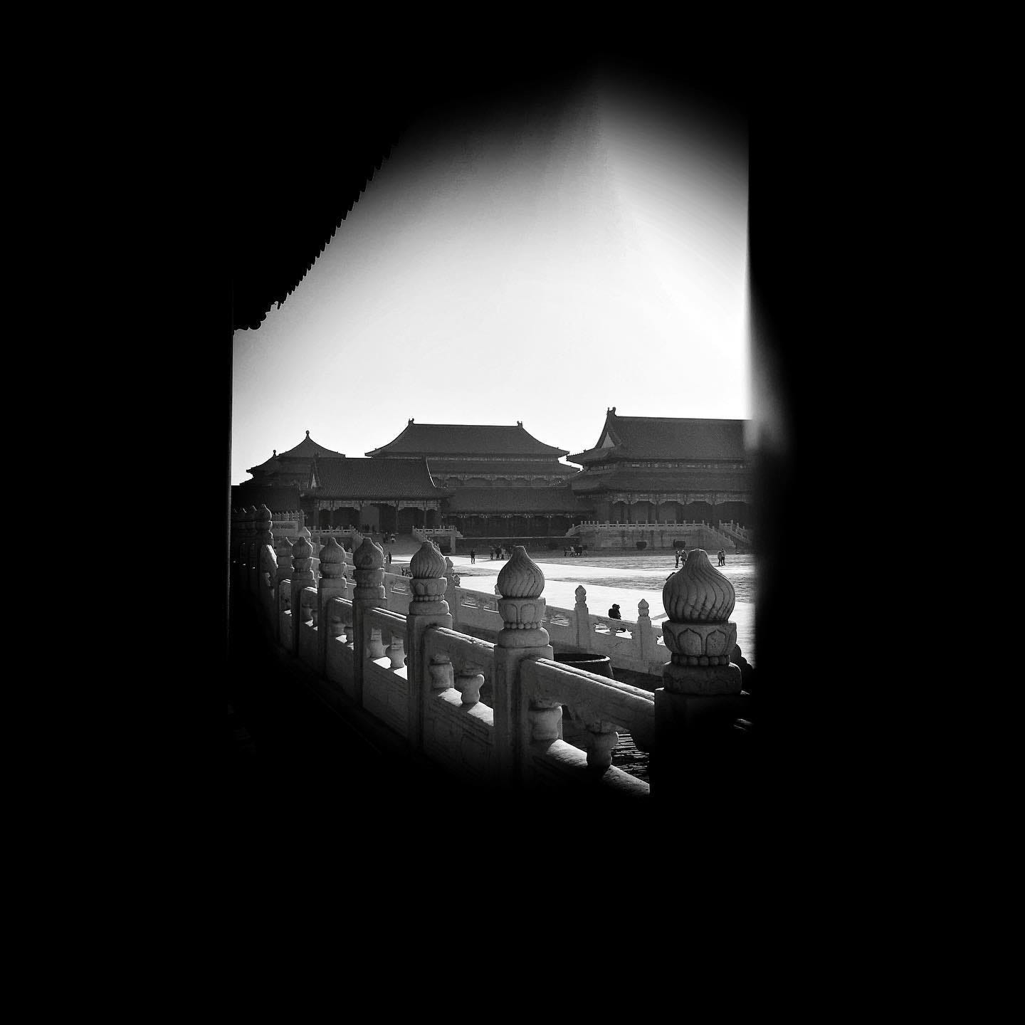 View of the Forbidden City in Beijing.