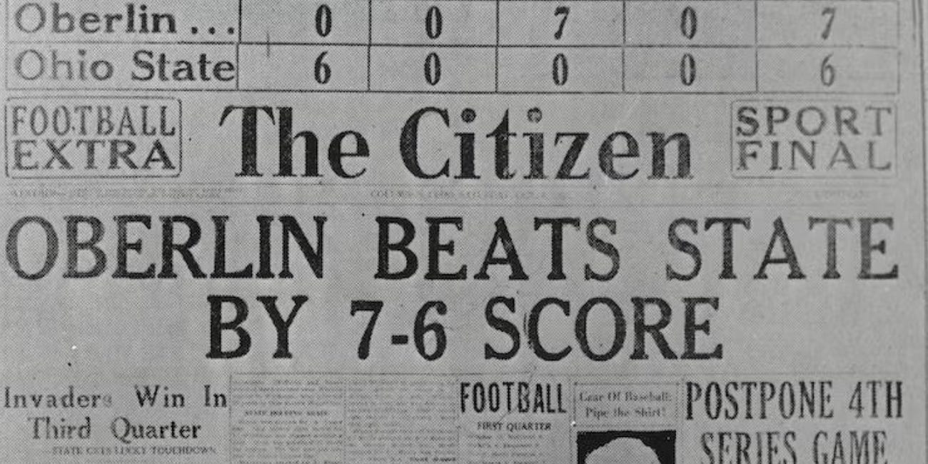 5 lessons for Ohio State from the Buckeyes' last loss to an in-state team -- 104 years ago