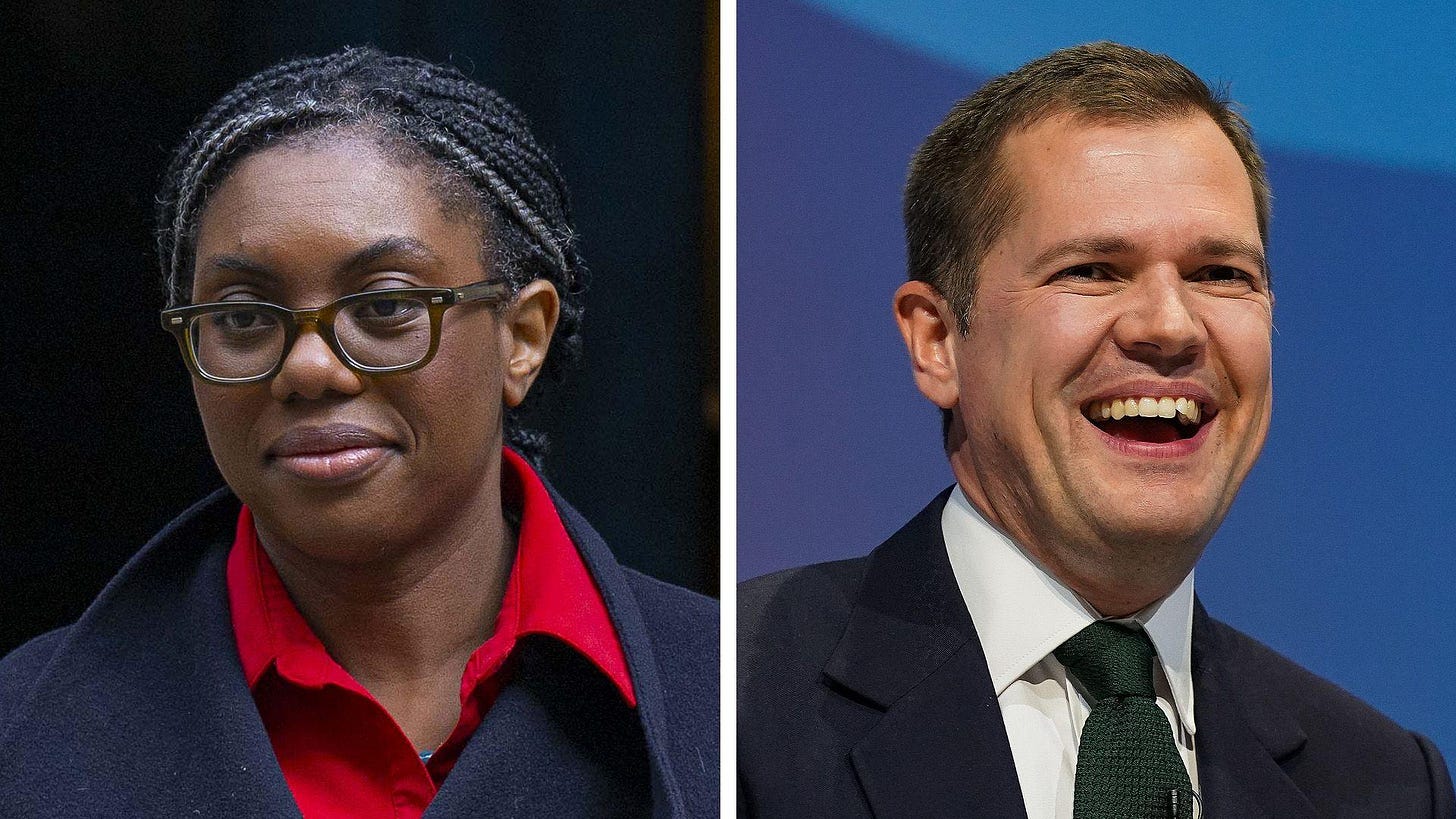 Kemi Badenoch and Robert Jenrick Kemi Badenoch and Robert Jenrick