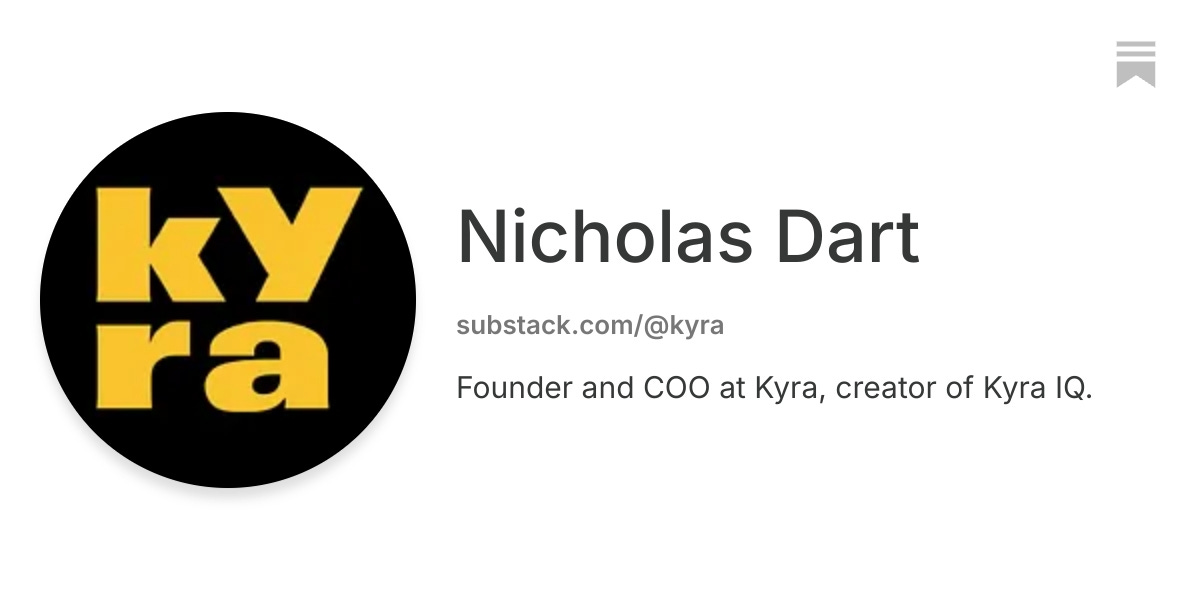 Nicholas Dart | Substack