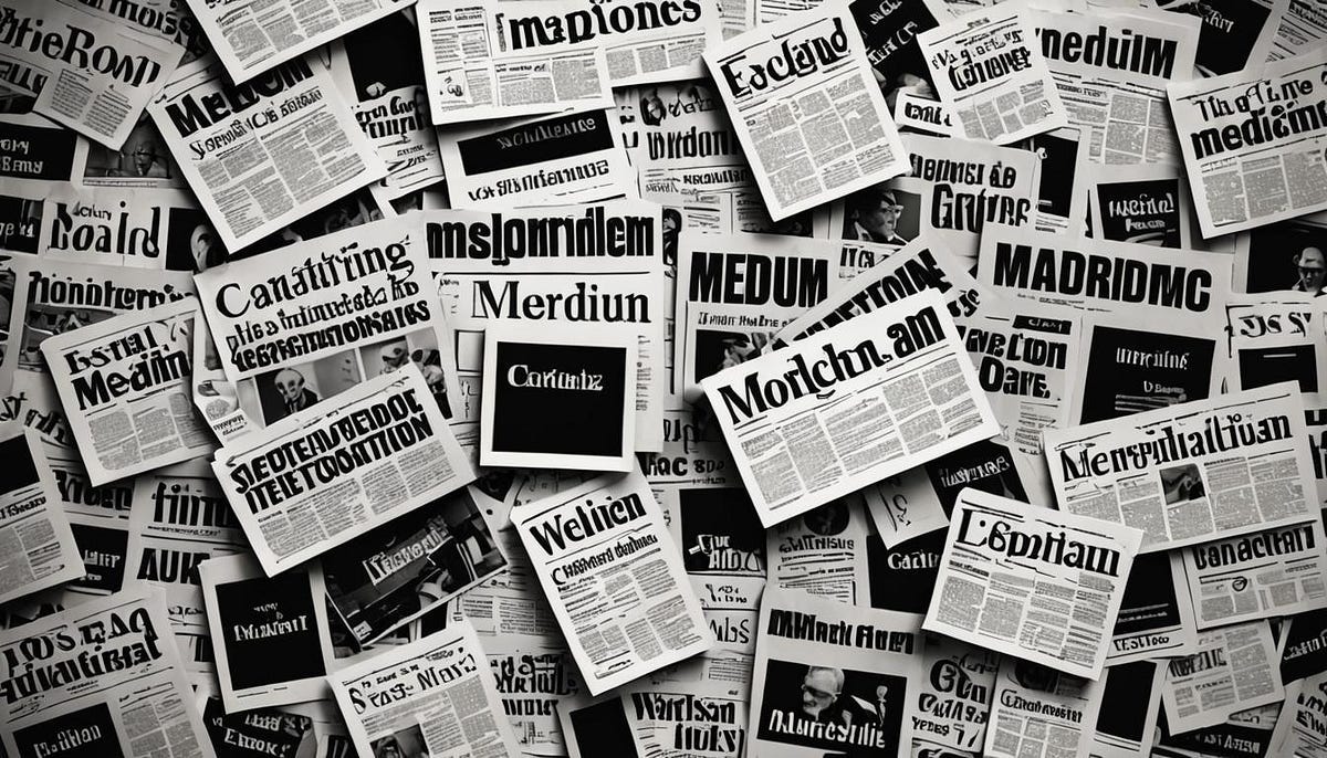 Lots of newspapers with headlines showing Lots of newspapers with headlines showing