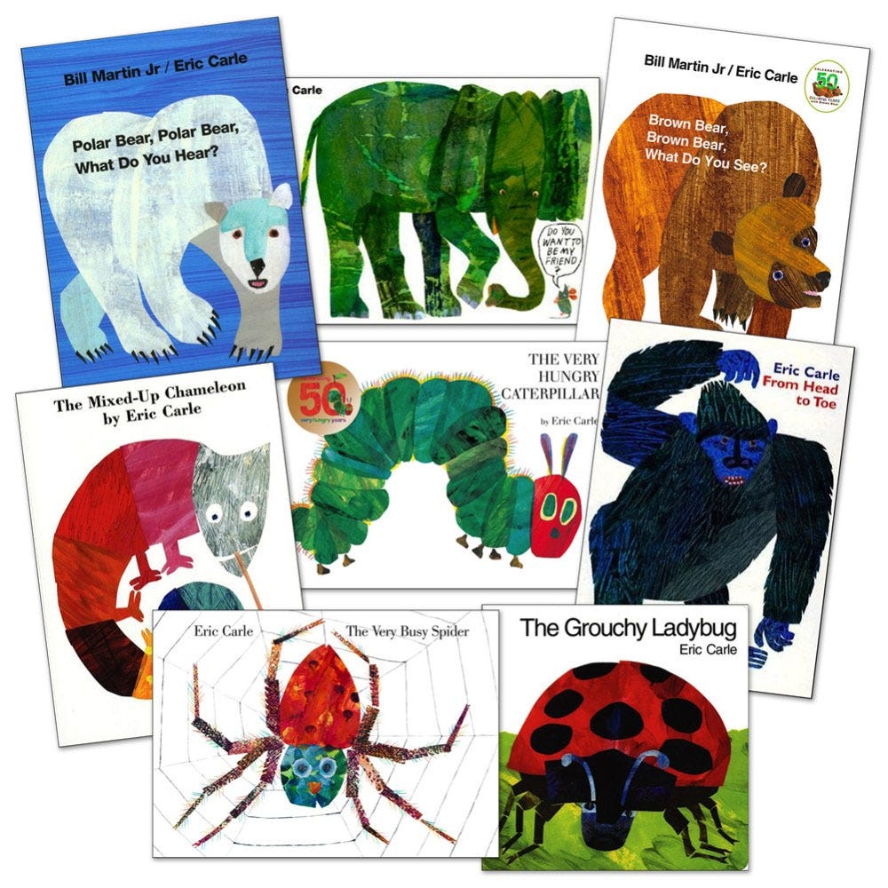 INSPIRATIONS FROM THE BOOKSHELF Eric Carle - Words&Pictures