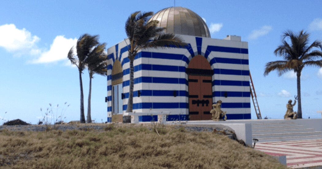 Epstein Obtained Objects From Islam's Holiest Site for His Island 'Mosque'  - The New York Times