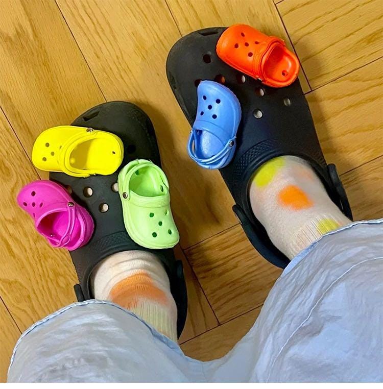 Preorder: Mini Crocs Jibbitz Accessory Charms | Fun & Quirky, Women's  Fashion, Footwear, Flipflops and Slides on Carousell