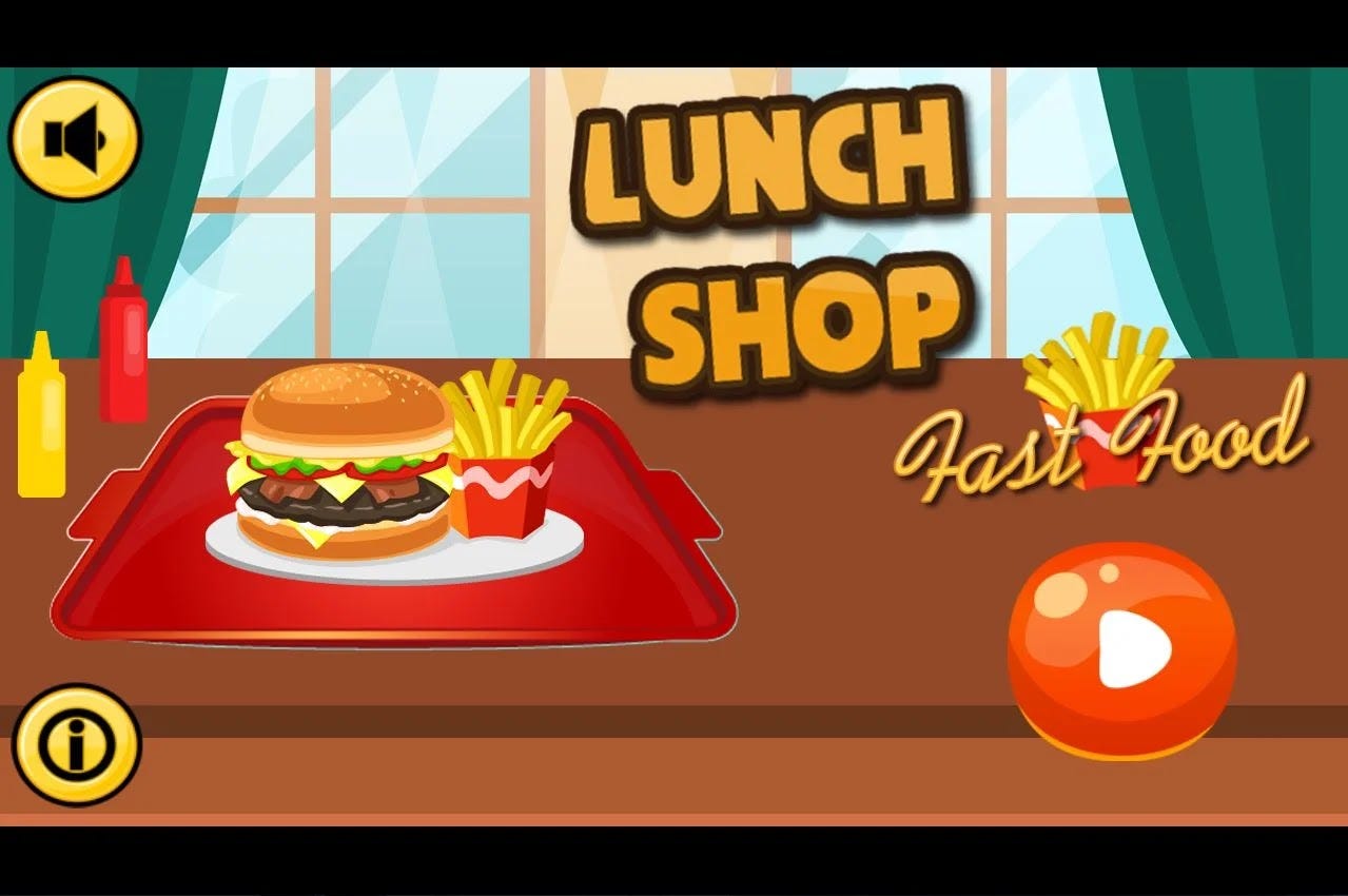 Online culinary games Lunch Shop Online culinary games