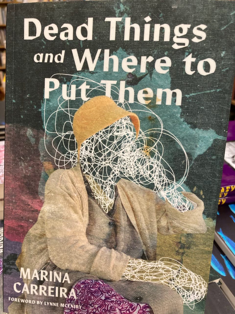 A book cover: Dead Things and Where to Put Them A book cover: Dead Things and Where to Put Them