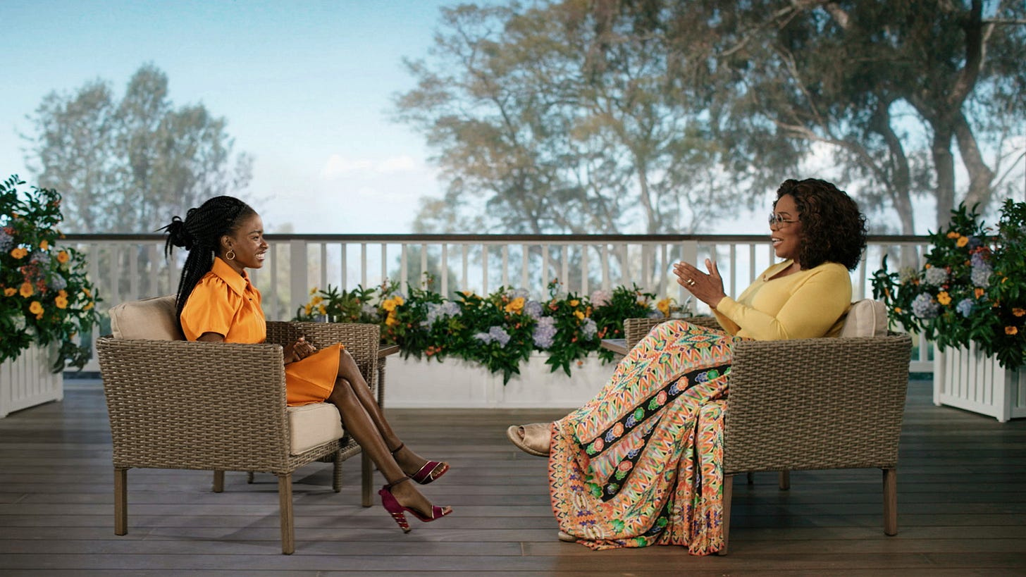 Poet laureate Amanda Gorman joins the "The Oprah Conversation" on March ...