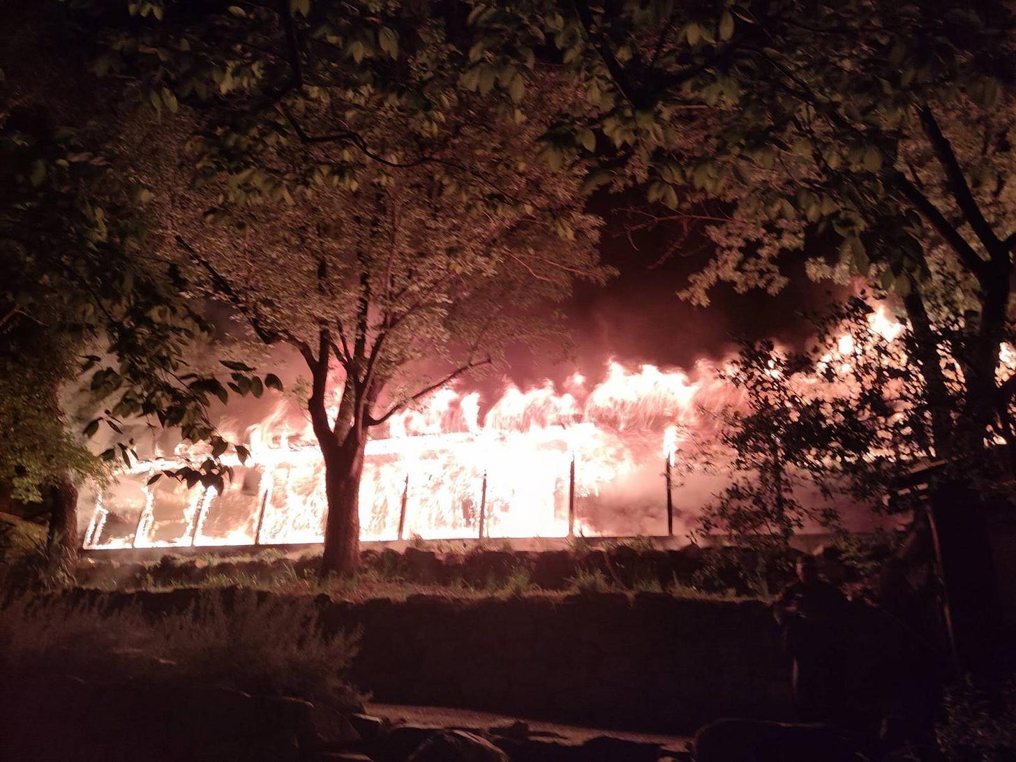 Tassajara zendo fire