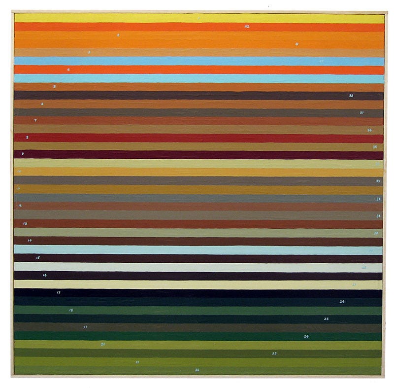 striped painting by Steve Butcher©2007