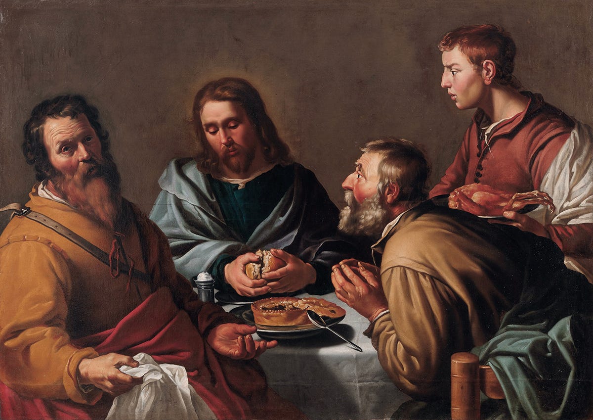 Supper at Emmaus, Lambert Jacobsz Supper at Emmaus, Lambert Jacobsz