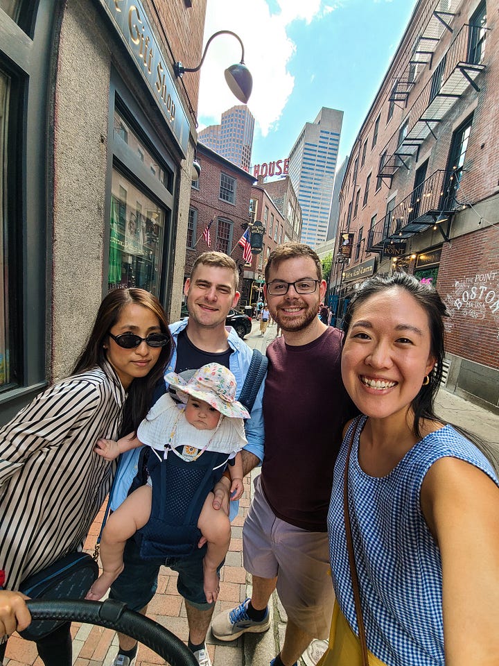 scenes from downtown Boston