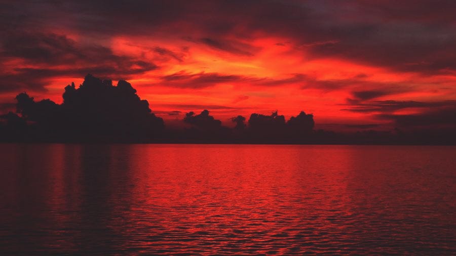 Reflected Red Sunset Photograph by Ocean View Photography - Pixels Reflected Red Sunset Photograph by Ocean View Photography - Pixels