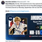 Ryan Moesch set to announce his decision on Monday and it will be Siena, per sources