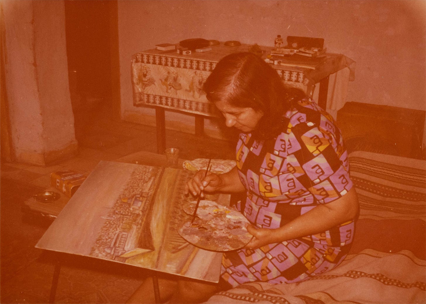 Fatima al-Muhib (فاطمة المحب), Photograph by Omar al-Jallad (عمر الجلاد), n.d. [1990s] [The Omar al-Jallad Collection, The Palestinian Museum Digital Archive, The Palestinian Museum, Birzeit]